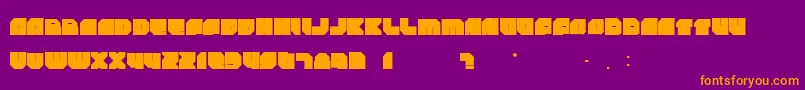 fuente Rockdafonkybit – Fuentes Naranjas Sobre Fondo Morado