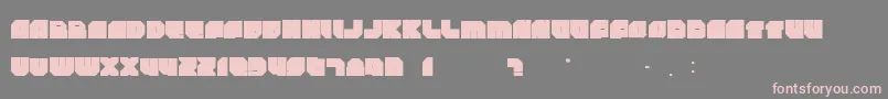 fuente Rockdafonkybit – Fuentes Rosadas Sobre Fondo Gris