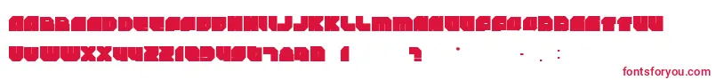 フォントRockdafonkybit – 赤い文字