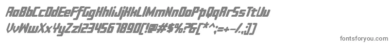 Sujeta Bold Italic Font – Gray Fonts on White Background