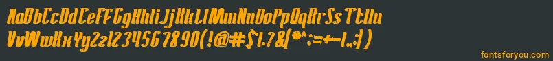 More about AntelopeRunBold Font AntelopeRunBold Font – Orange Fonts on Black Background