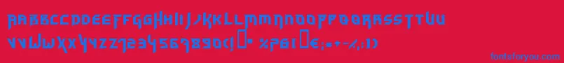 Подробнее о шрифте Hammerhead Шрифт Hammerhead – синие шрифты на красном фоне