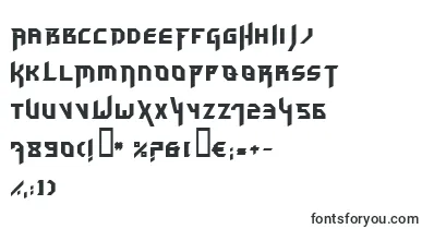  Hammerhead font