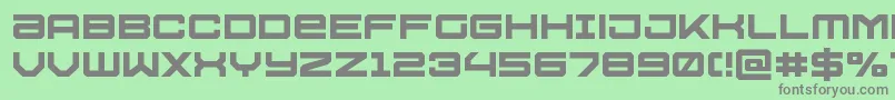 Ussdallas Font – Gray Fonts on Green Background