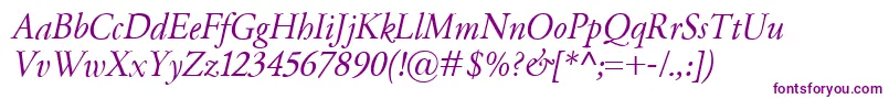 GaramondClassicoItalic Font – Purple Fonts
