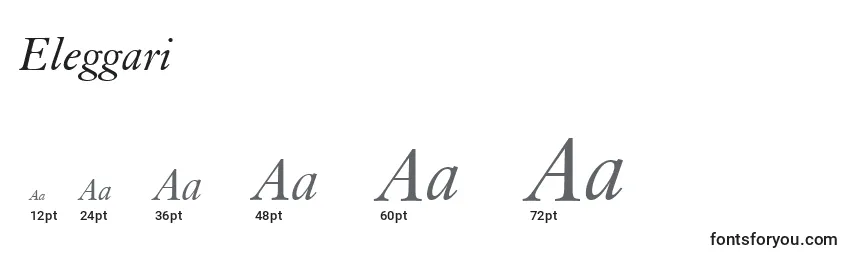 Eleggari Font Sizes
