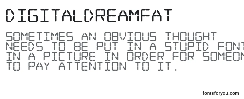 Review of the Digitaldreamfat Font