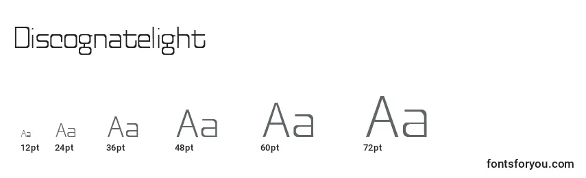 Discognatelight Font Sizes