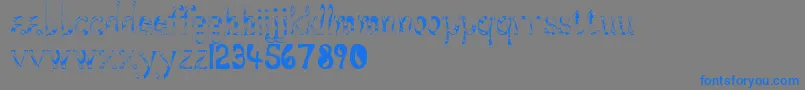 fuente Aqueous – Fuentes Azules Sobre Fondo Gris