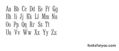 BruskovayaCompressedPlain-fontti