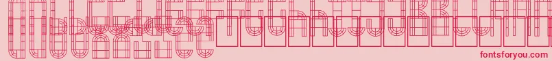 More about ArchWindow Font ArchWindow Font – Red Fonts on Pink Background