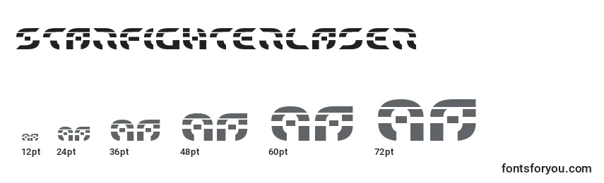 Starfighterlaser Font Sizes