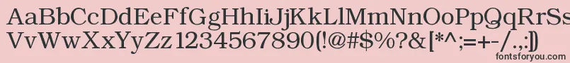 Angltrr Font – Black Fonts on Pink Background