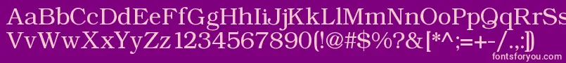 Angltrr Font – Pink Fonts on Purple Background