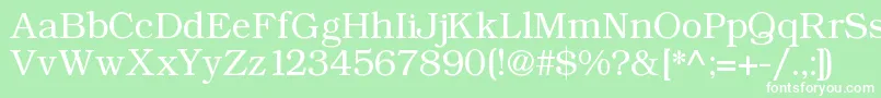 Angltrr Font – White Fonts on Green Background