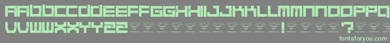 Lisätietoja QuaaludesRegular-fontista QuaaludesRegular-fontti – vihreät fontit harmaalla taustalla