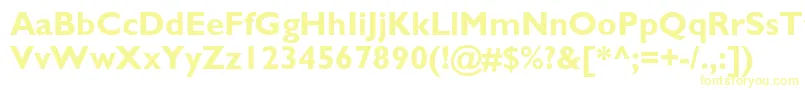 GalscBold Font – Yellow Fonts