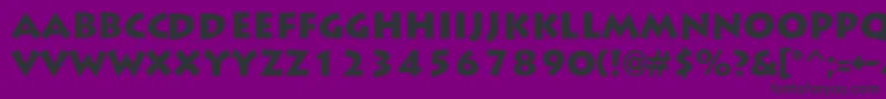 Шрифт LiddieblackRegular – чёрные шрифты на фиолетовом фоне