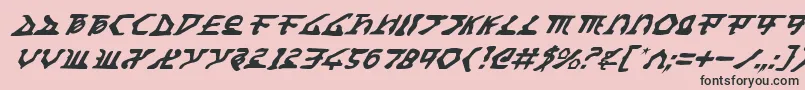 More about Homewti Font Homewti Font – Black Fonts on Pink Background