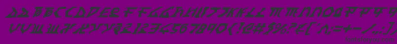 Weitere Informationen zur Homewti-Schriftart Homewti-Schriftart – Schwarze Schriften auf violettem Hintergrund
