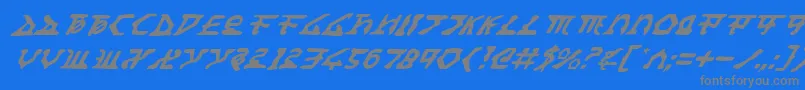 Homewti Font – Gray Fonts on Blue Background