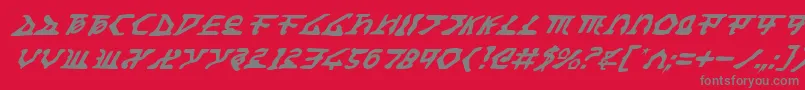 Homewti Font – Gray Fonts on Red Background