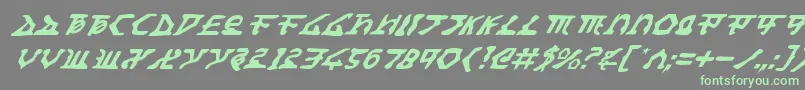 Homewti Font – Green Fonts on Gray Background