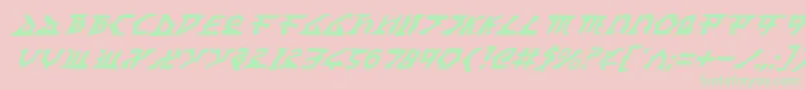 Homewti Font – Green Fonts on Pink Background