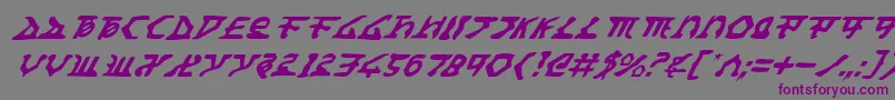 Homewti Font – Purple Fonts on Gray Background