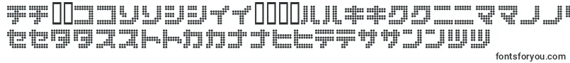 Шрифт Dot6282kana – македонские шрифты
