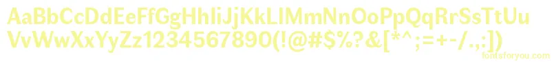 FauneTextBold Font – Yellow Fonts