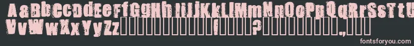 Stank ffy Font – Pink Fonts on Black Background