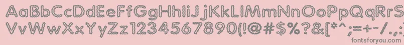More about Statchar Font Statchar Font – Gray Fonts on Pink Background