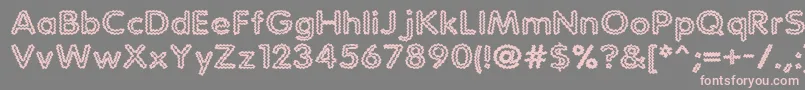 Statchar Font – Pink Fonts on Gray Background