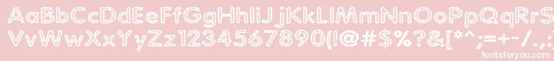 More about Statchar Font Statchar Font – White Fonts on Pink Background