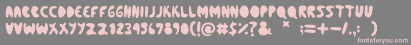 En savoir plus sur la police BleedingHeart Police BleedingHeart – polices roses sur fond gris