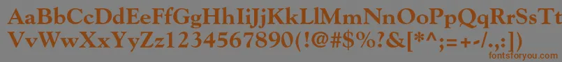 Más sobre la fuente GoudystdExtrabold fuente GoudystdExtrabold – Fuentes Marrones Sobre Fondo Gris