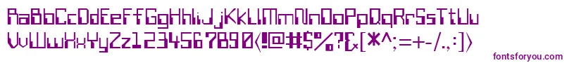 SiliconValley Font – Purple Fonts on White Background