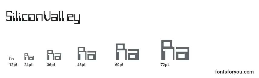 SiliconValley Font Sizes