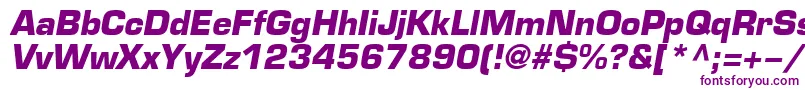 EuroBi Font – Purple Fonts on White Background