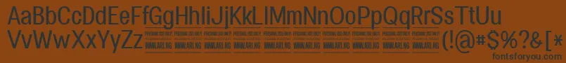 Подробнее о шрифте SpecifypersonalConmedium Шрифт SpecifypersonalConmedium – чёрные шрифты на коричневом фоне