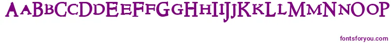 NewstyletitlingBold Font – Purple Fonts on White Background