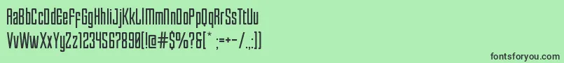 Enfatica Font – Black Fonts on Green Background