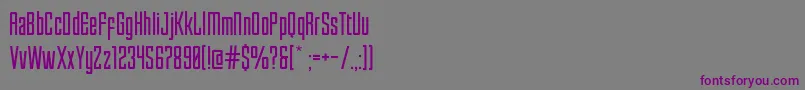 Enfatica Font – Purple Fonts on Gray Background