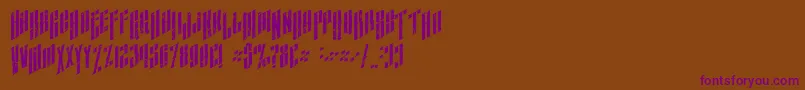 fuente AlmanacItalicGrunge – Fuentes Moradas Sobre Fondo Marrón