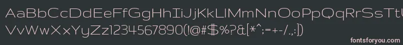 GruppoRegular Font – Pink Fonts on Black Background