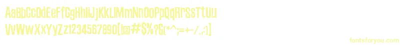 ZubajdaDt-Schriftart – Gelbe Schriften