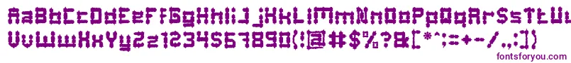 Barbarian Font – Purple Fonts on White Background