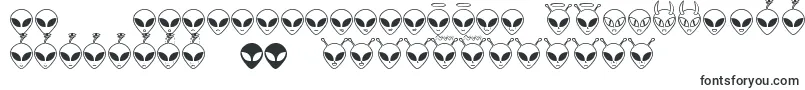 AlienconsTfb-Schriftart – rumänische Schriften