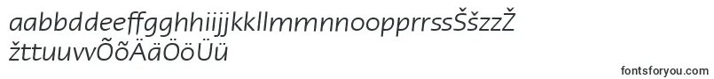 Шрифт LinotypeErgoItalic – эстонские шрифты